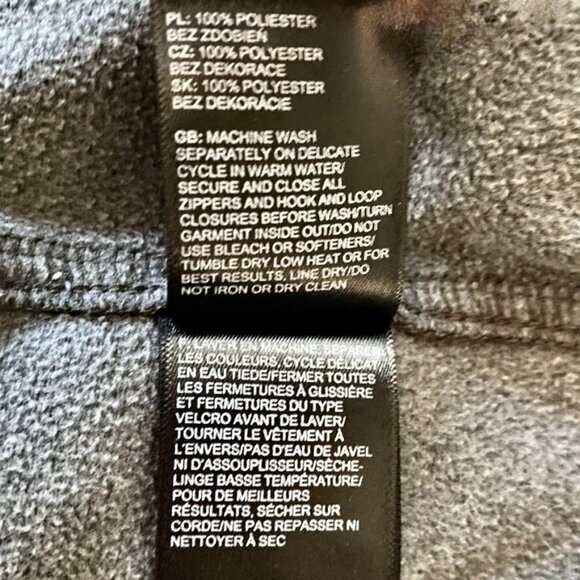 The North Face Gray 1/4 Zip Pullover Mock Turtleneck Sweater Women's Sz M EUC - Picture 8 of 9